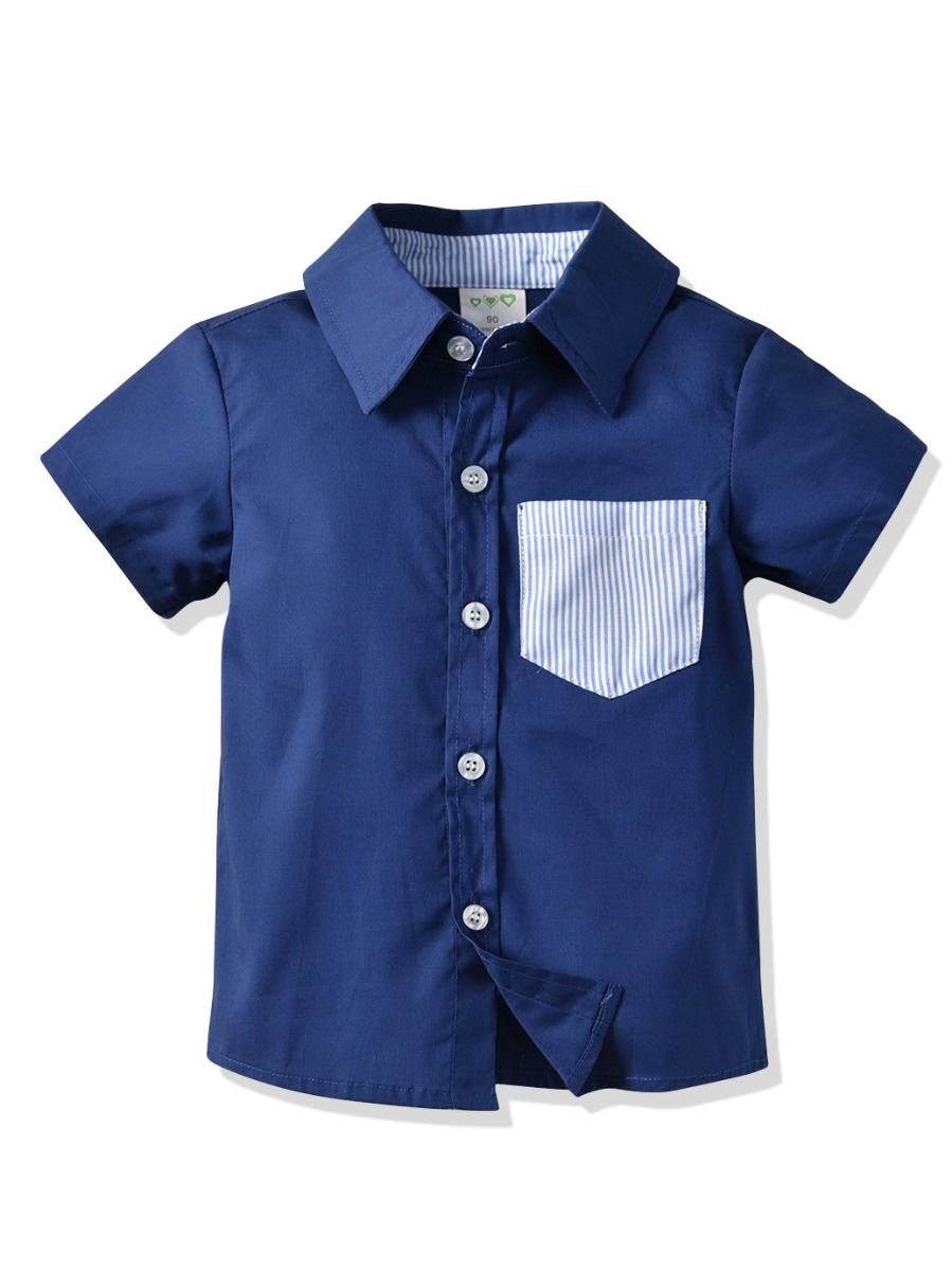 Boys Party Matching Bow with Shorts Set