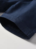 Baby Toddler Boys Blue Shirt Matching Bow Tie With Deep Blue Shorts