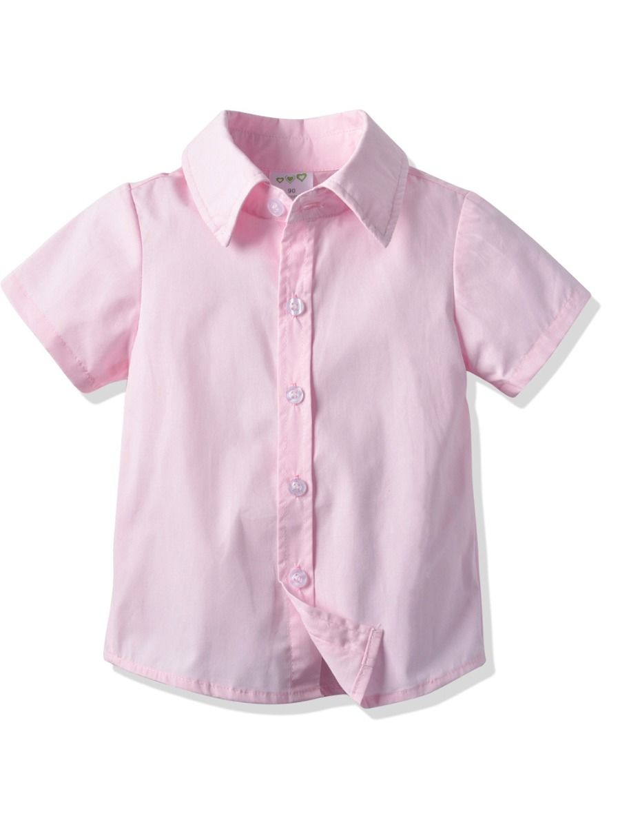 Baby Little Boys Pink Suit