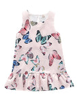 Baby Toddler Girl Butterfly Sleeveless Cute Shift Dress