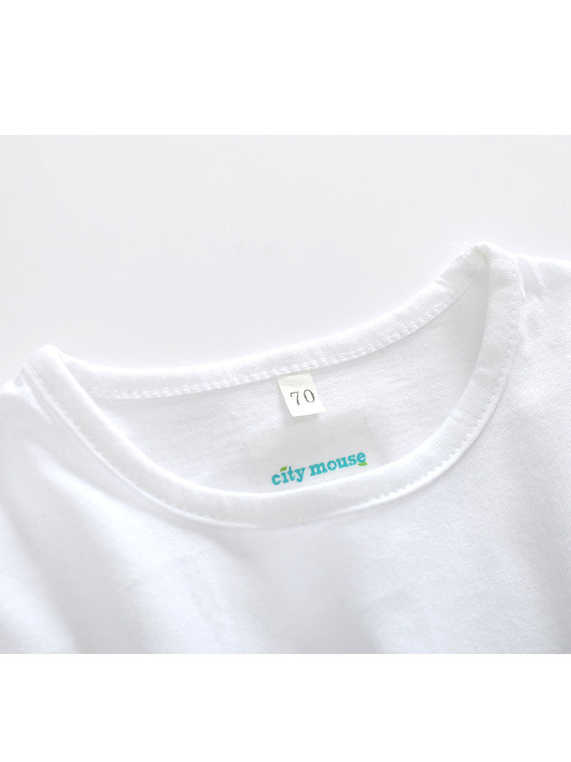 Baby  MY DADDY IS MY SUPER HERO White Pullover Trousers Set