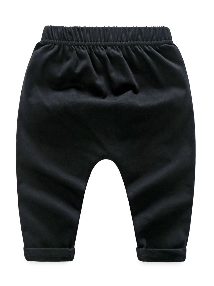 Baby  MY DADDY IS MY SUPER HERO White Pullover Trousers Set