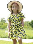 Baby Toddler Girl Lemon Pattern Dress