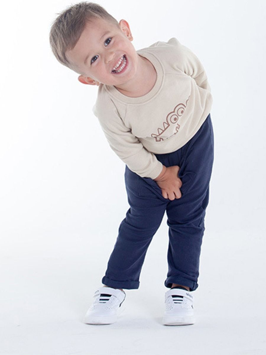Baby Little Boy Dinosaur Pullover