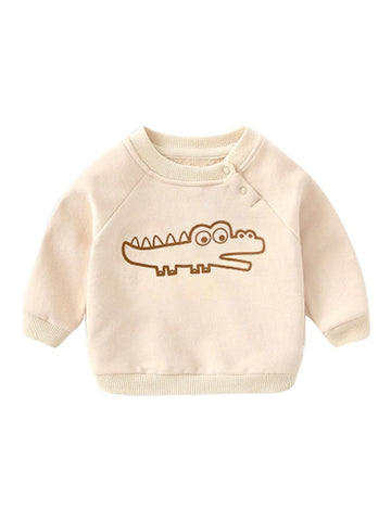 Baby Little Boy Dinosaur Pullover