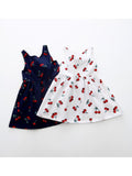 Toddler Girl Cherry Print Sleeveless Dress	