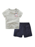 Baby Toddler Kids Cartoon Animal T-shirt Matching Shorts