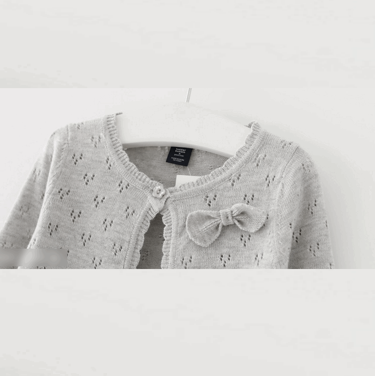 3-Color Pack- All Season Little Girls Soft Cardigan