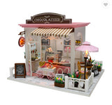 Playful DIY Cake Shop Miniature Dollhouse, Perfect Gift for Birthday Christmas	