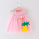 Baby Toddler Girl Limited Edition Soft Cotton Top with Lace Dress pink