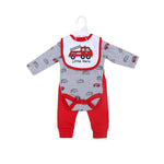 3- piece Newborn Baby Boys Bodysuit Set