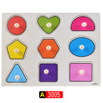 Learn through Playing Wooden Educational Puzzle Toy for Toddlers 2-6 Years