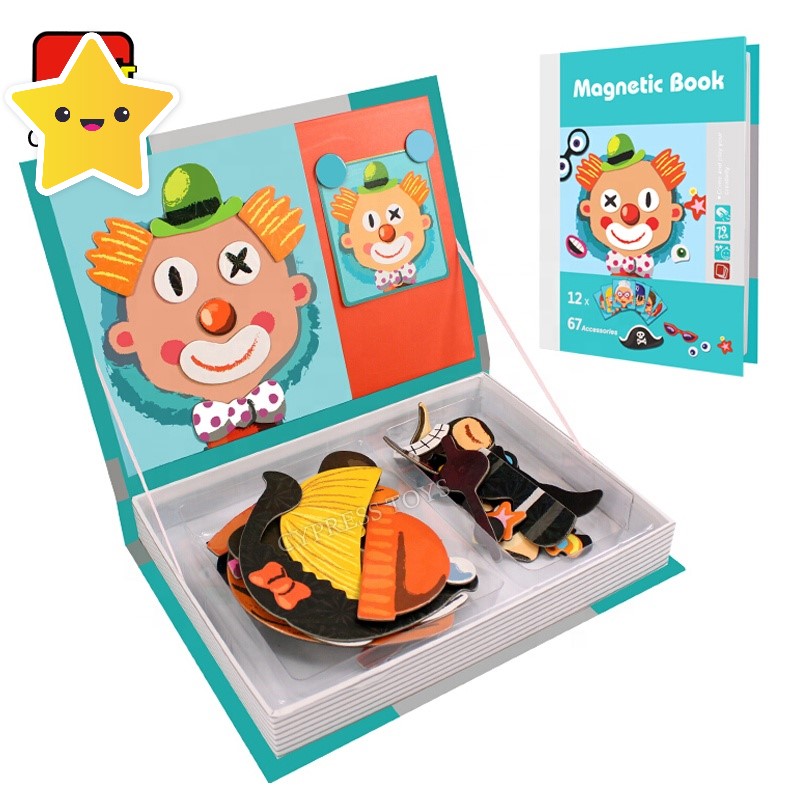 Develop Intelligence & Creativity With 3D Magnetic Face Puzzle