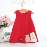 Infant & Toddler Girl Limited Edition Spring Autumn A-Line Elegant Boutique Dress