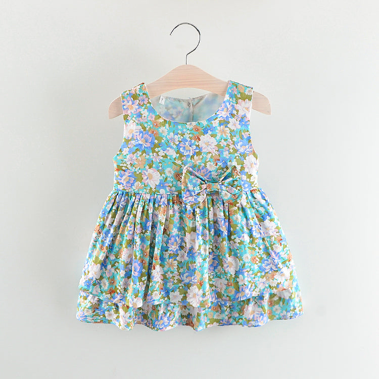 Infant & Toddler Girls Holiday Summer Floral Cool Dress 