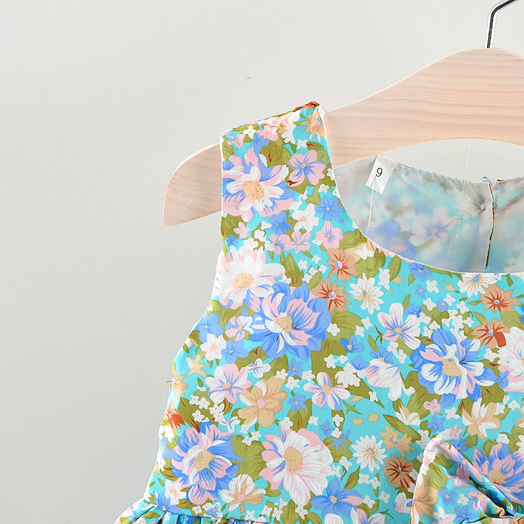 Infant & Toddler Girls Holiday Summer Floral Cool Dress