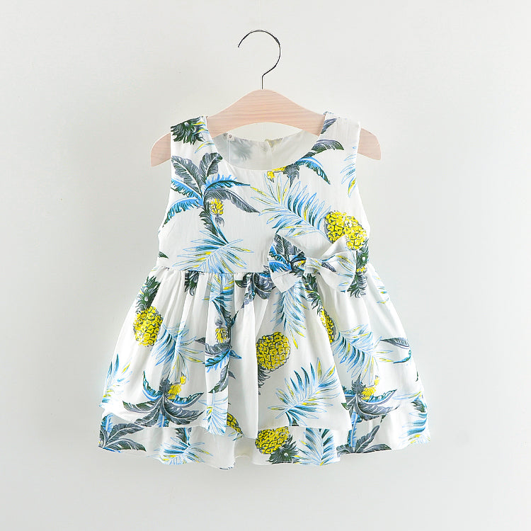 Infant & Toddler Girls Holiday Summer Cotton Dress	