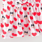 Infant & Toddler Girls Holiday Summer Cute Love Bow Dress