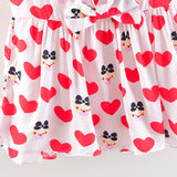 Infant & Toddler Girls Holiday Summer Cute Love Bow Dress