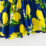 Infant & Toddler Girls Holiday Summer FLoral Lemon Dress