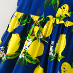 Infant & Toddler Girls Holiday Summer FLoral Lemon Dress