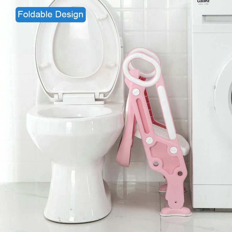 Potty Training Seat with Step Stool Folding Ladder
