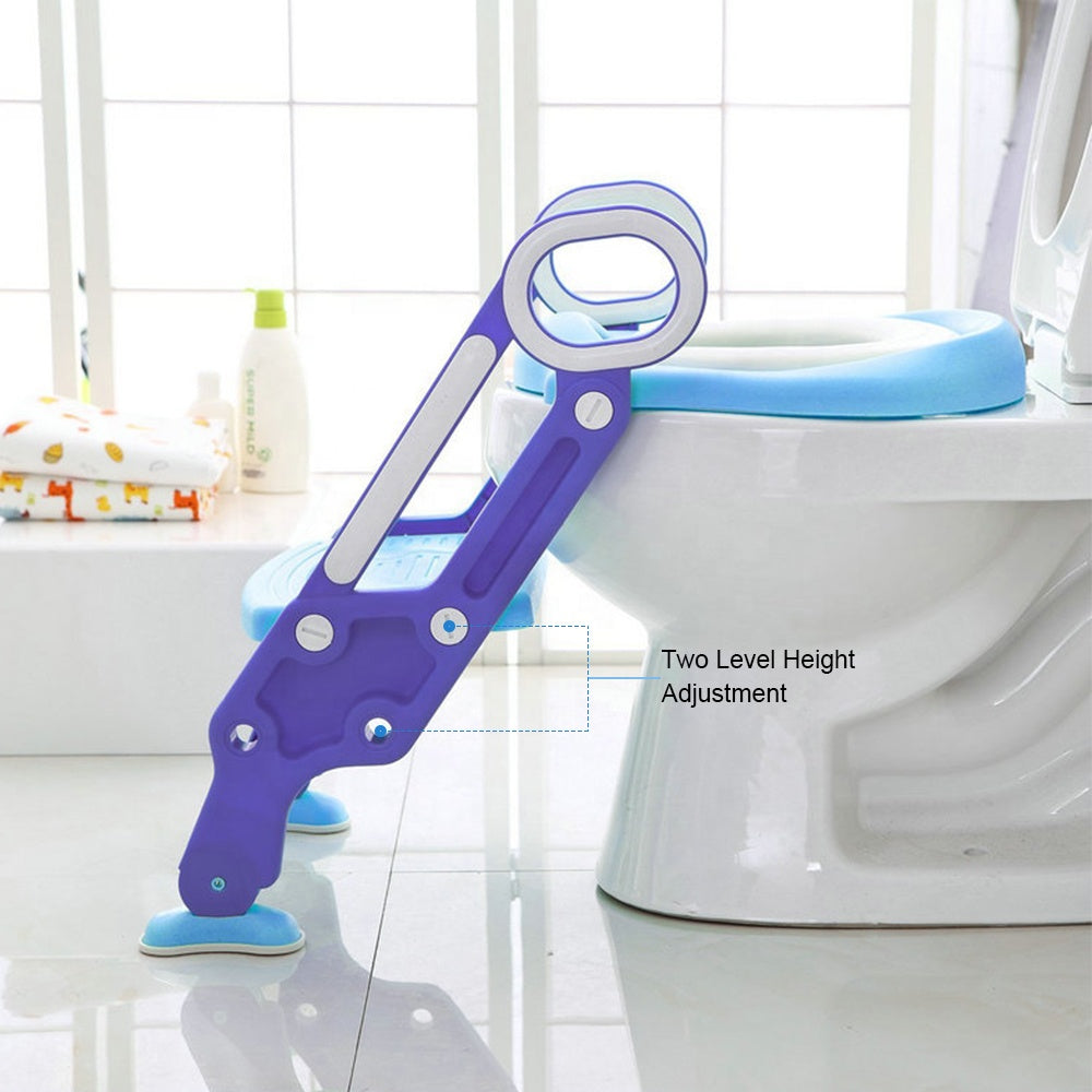 Potty Training Seat with Step Stool Folding Ladder