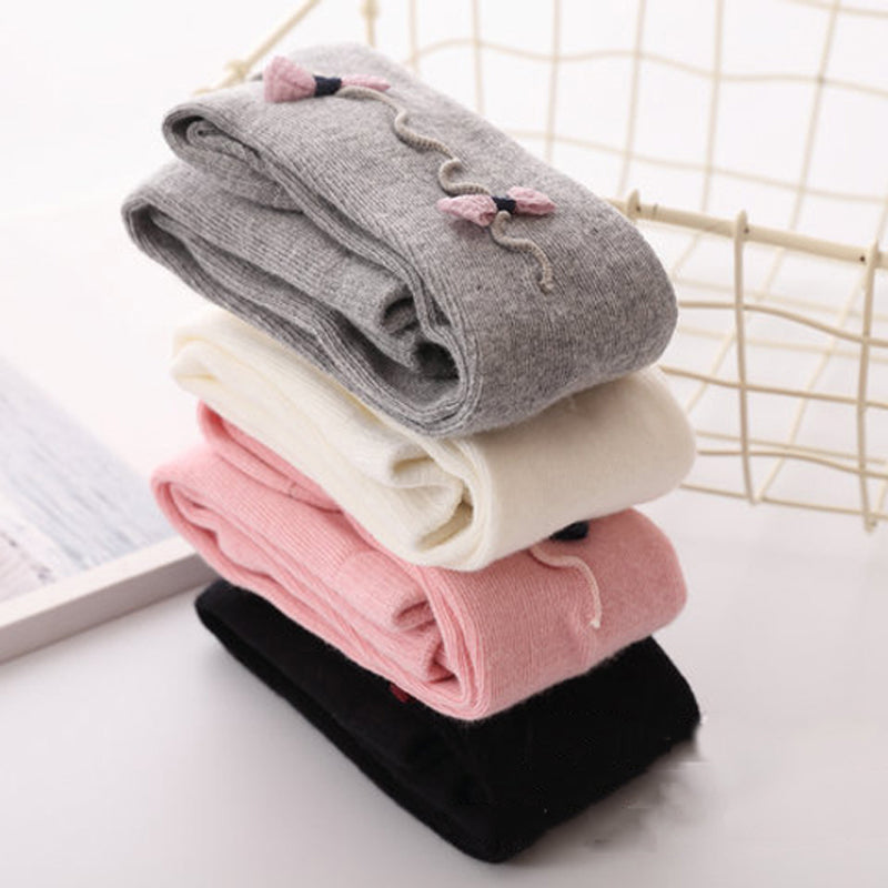 Breathable Little Girls Thick Tights Leggings