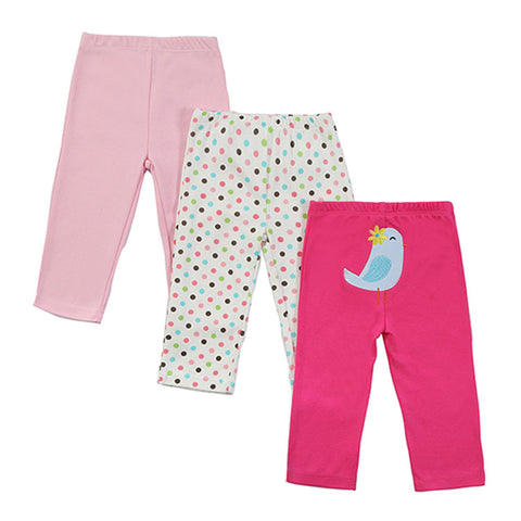 3-pack Infant  Colorful Joyful 100% Cotton Pants