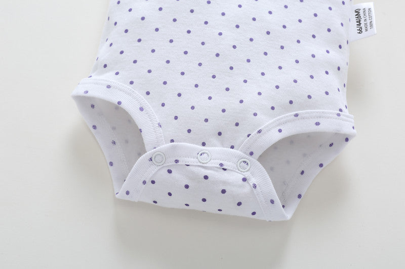 FirstYawn Eco-Friendly 5-pack baby bodysuits - Pink Hue