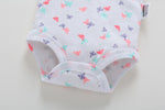 FirstYawn Eco-Friendly 5-pack baby bodysuits - Pink Hue
