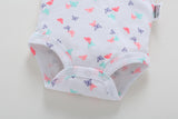 FirstYawn Eco-Friendly 5-pack baby bodysuits - Pink Hue