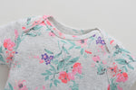 FirstYawn Eco-Friendly 5-pack baby bodysuits - Pink Hue
