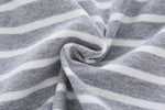 FirstYawn Eco-Friendly 5-pack baby bodysuits - Blue Gray Pattern