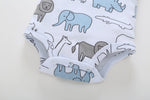 FirstYawn Eco-Friendly 5-pack baby bodysuits - Soft Hues