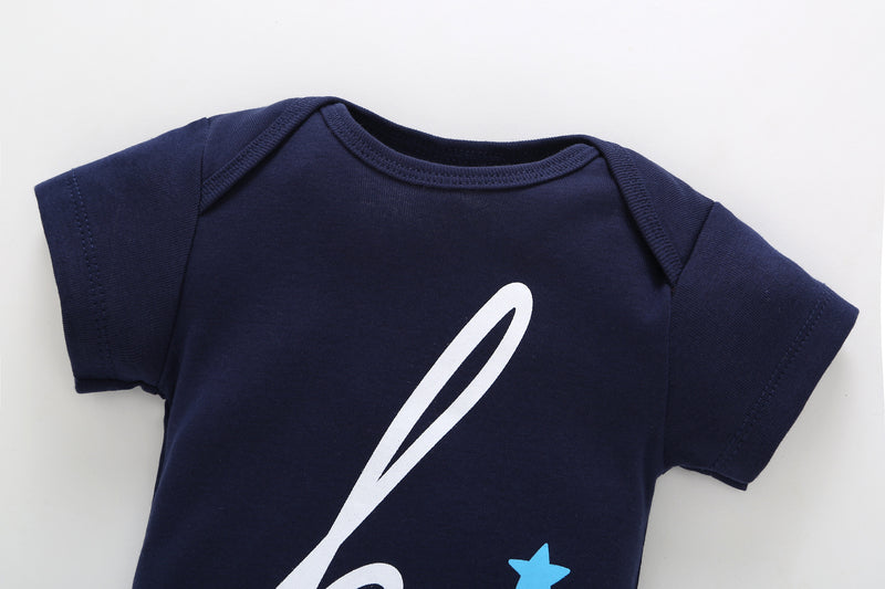 FirstYawn Eco-Friendly 5-pack baby bodysuits - Soft Hues
