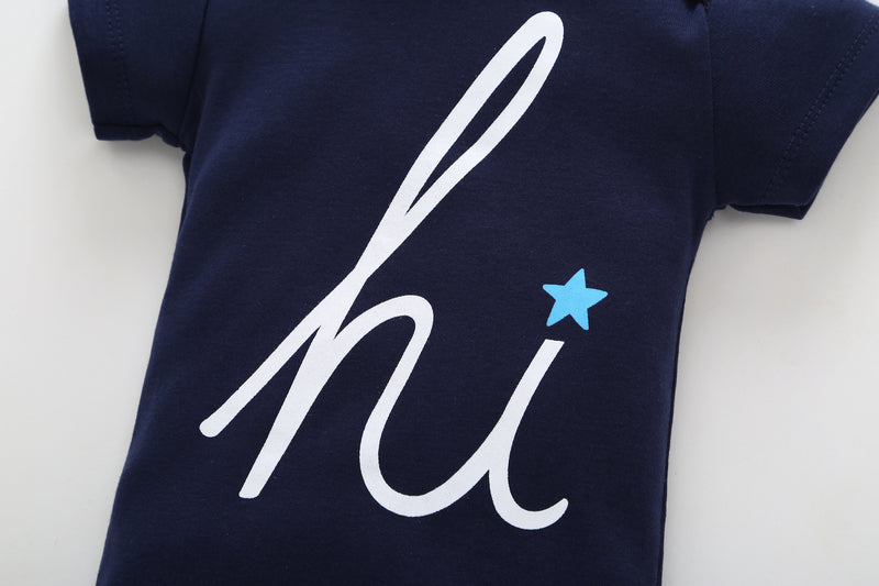 FirstYawn Eco-Friendly 5-pack baby bodysuits - Soft Hues
