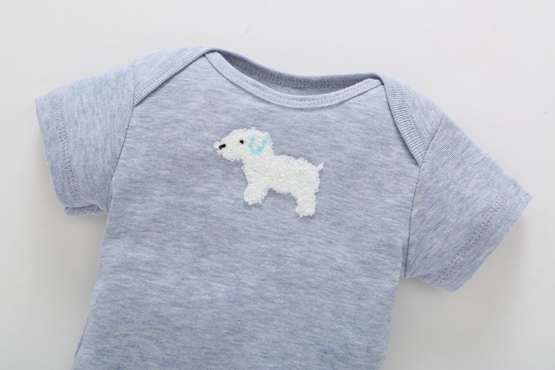 FirstYawn Eco-Friendly 5-pack baby bodysuits - Soft Hues