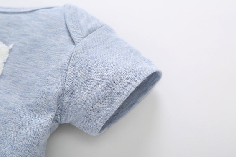 FirstYawn Eco-Friendly 5-pack baby bodysuits - Soft Hues