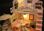 Playful DIY Miniature Dollhouse, Perfect Gift for Birthday Christmas