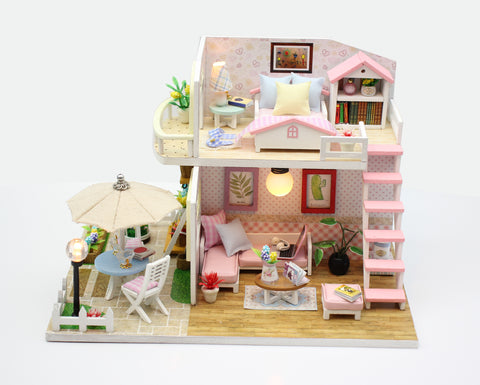 Playful DIY Miniature Dollhouse, Perfect Gift for Birthday Christmas	
