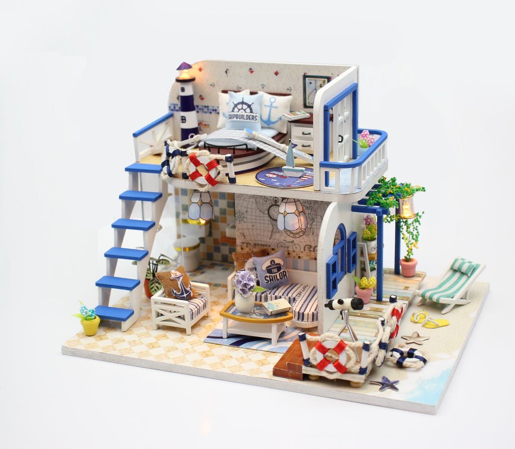Miniature beach deals house