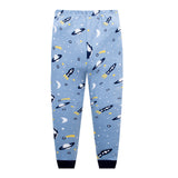 100% Cottons Kids Pajama Set 2 Pack - Red & Blue