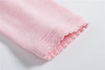 100% Cottons Kids Pajama Set 2 Pack - Pink & White