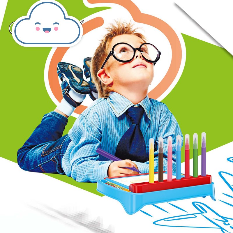 Drawing Board Toy With SketchPad and SketchPens For 3+ Ages