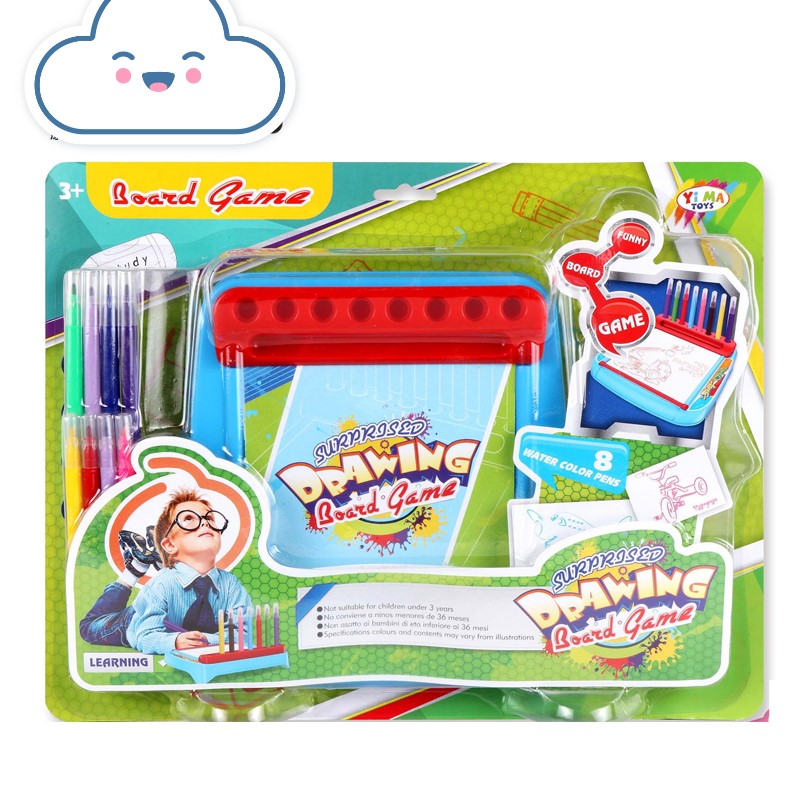 Drawing Board Toy With SketchPad and SketchPens For 3+ Ages