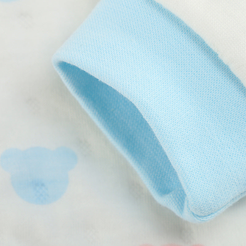 FirstYawn 2-Pack Organic Cotton Baby Long Sleeve Bodysuit Footed