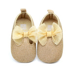 Baby Girl Cotton Fabric PreWalker PartyWear Shoes