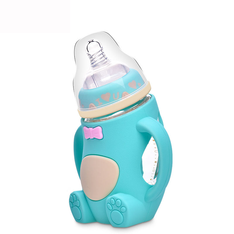 BPA Free Baby Feeding Glass Nipples( 3-6 Months)- 2Pack