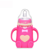 BPA Free Baby Feeding Glass Nipples( 3-6 Months)- 2Pack